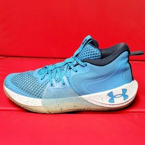 Under Armour Embiid One Basketball Men's Shoes Sky Blue  #3023086-402. size 10